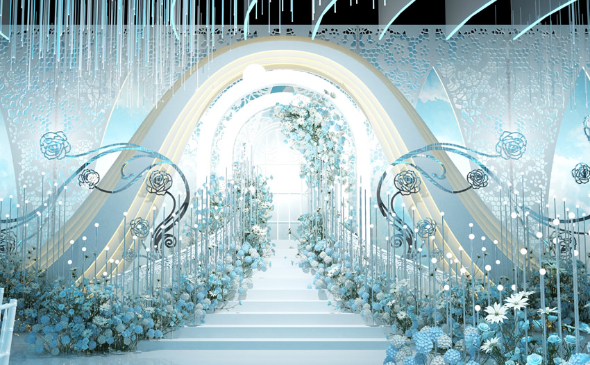 简阳釡香烙馍村水晶厅效果展示